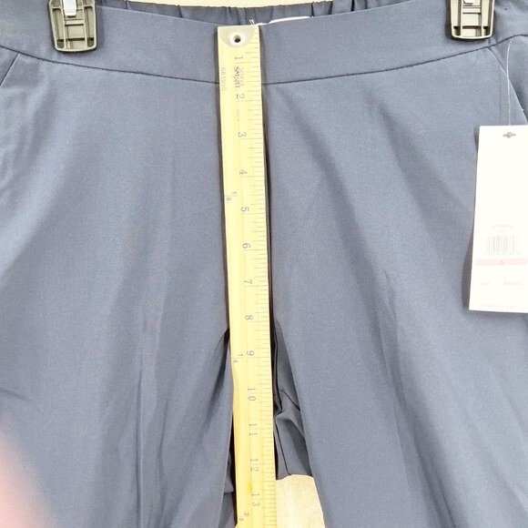 CALVIN KLEIN Slim Straight-Leg Suit Pants Navy Blue Size 6 NWT - Picture 10 of 11